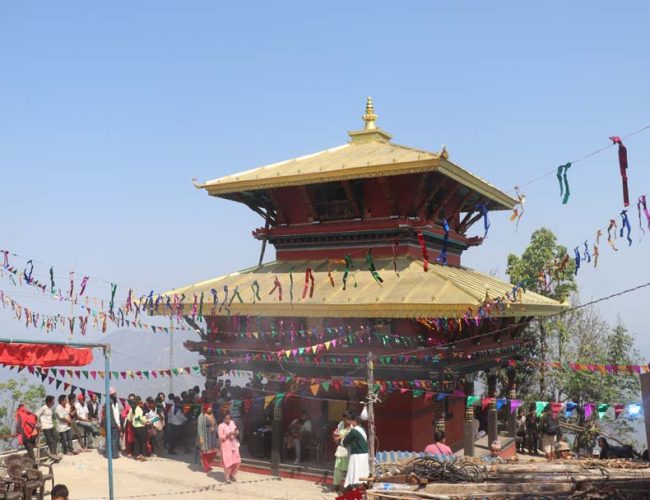 चितवनको इच्छाकामना माईको मन्दिर पुनःनिर्माण सम्पन्न