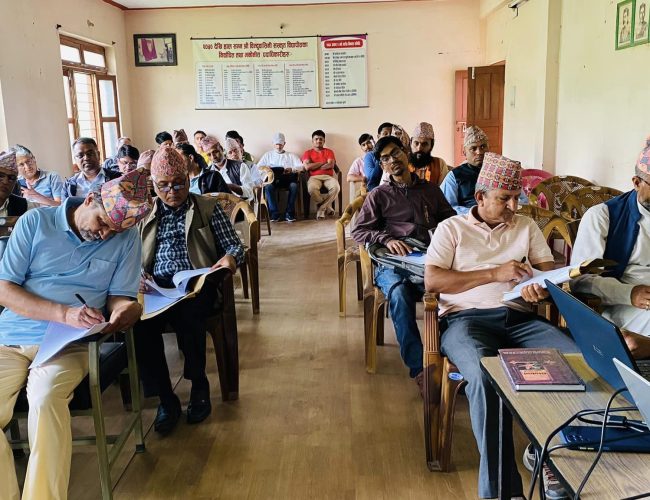 चार दिने क्षमता विकास तालिम सम्पन्न