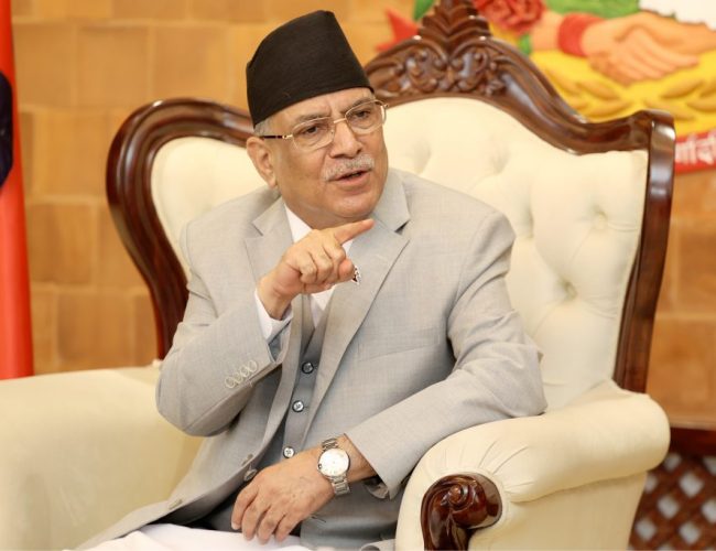 प्रधानमन्त्री दाहाल इन्दोरमा