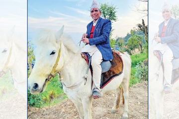 जनप्रतिनिधिले ‘आफ्नै घोडा’ चढेको समाचार